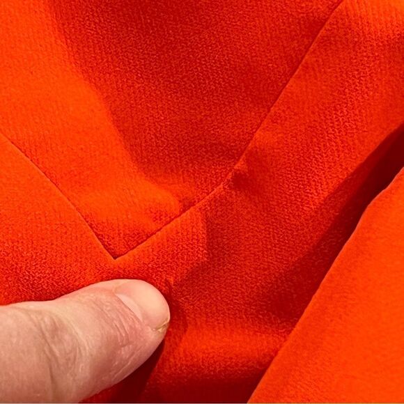 Sharagano Elegant blood Orange Sleeveless Dress business style size 4 - Picture 4 of 15